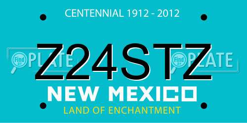 Z24STZ New Mexico License Plate