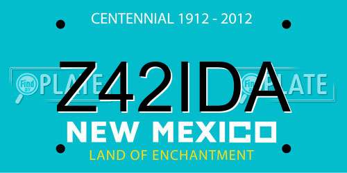 Z42IDA New Mexico License Plate