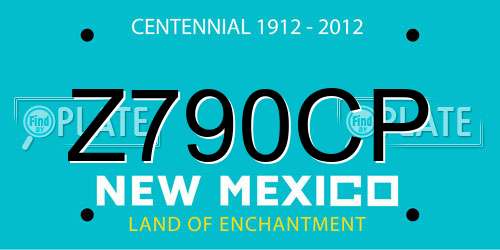 Z790CP New Mexico License Plate