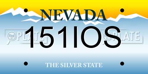 151IOS Nevada License Plate