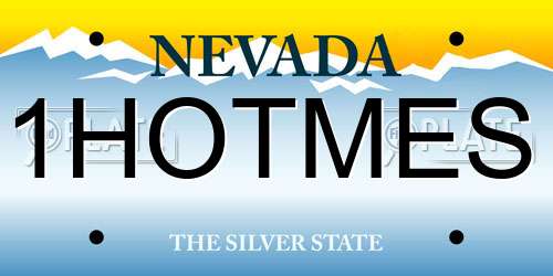 1HOTMES Nevada License Plate