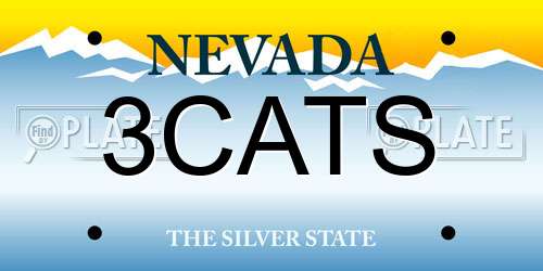 3CATS Nevada License Plate