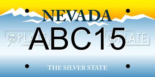ABC15 Nevada License Plate