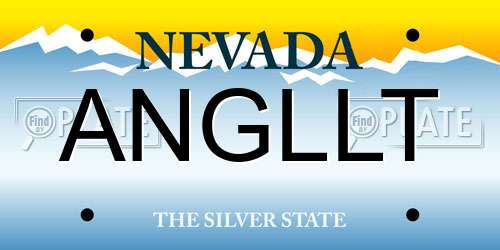 ANGLLT Nevada License Plate