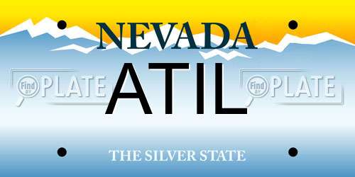 ATIL Nevada License Plate