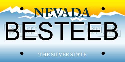 BESTEEB Nevada License Plate
