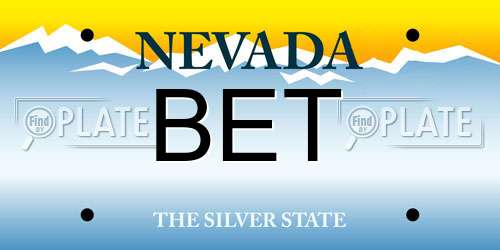 BET Nevada License Plate