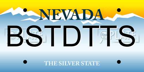 BSTDTTS Nevada License Plate