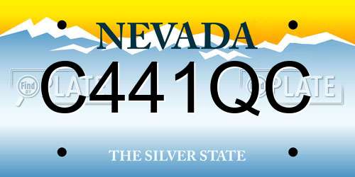 C441QC Nevada License Plate