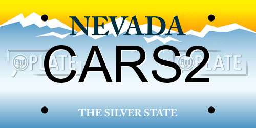 CARS2 Nevada License Plate
