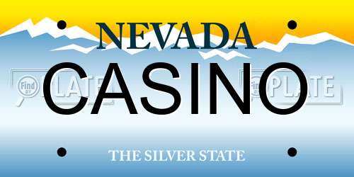 CASINO Nevada License Plate