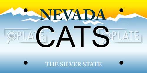 CATS Nevada License Plate