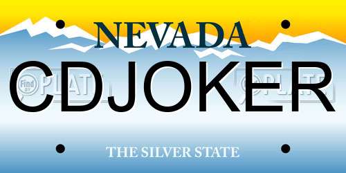 CDJOKER Nevada License Plate