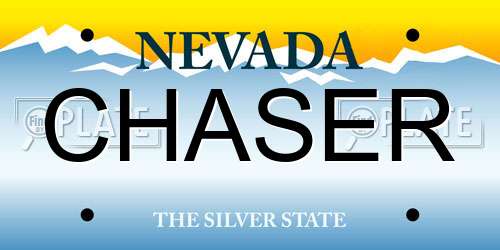 CHASER Nevada License Plate