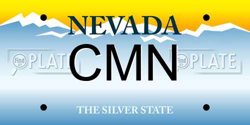 CMN Nevada License Plate
