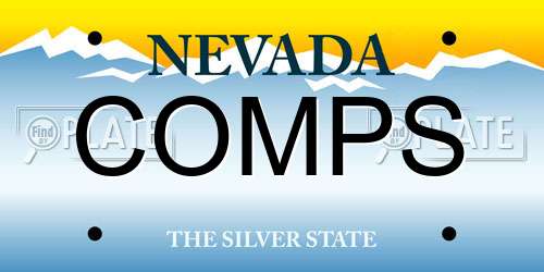 COMPS Nevada License Plate
