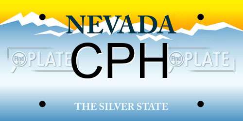 CPH Nevada License Plate