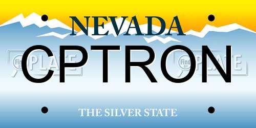 CPTRON Nevada License Plate