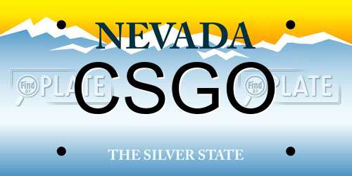 CSGO Nevada License Plate