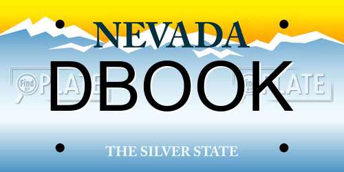 DBOOK Nevada License Plate
