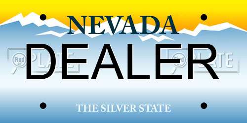 DEALER Nevada License Plate