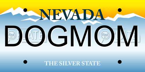 DOGMOM Nevada License Plate