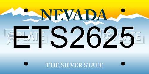 ETS2625 Nevada License Plate