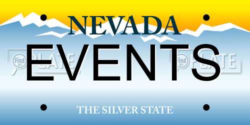 EVENTS Nevada License Plate