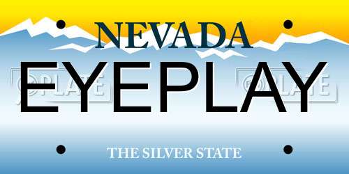 EYEPLAY Nevada License Plate