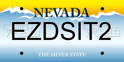 EZDSIT2 Nevada License Plate