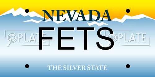 FETS Nevada License Plate