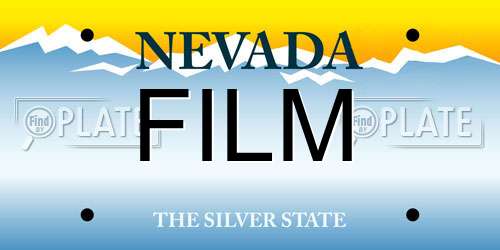 FILM Nevada License Plate