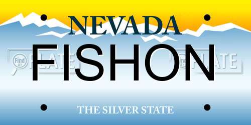 FISHON Nevada License Plate