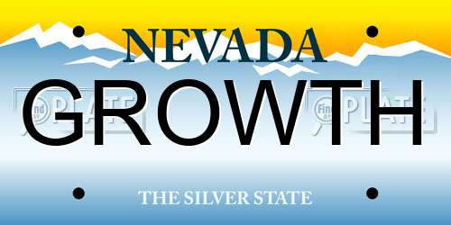GROWTH Nevada License Plate