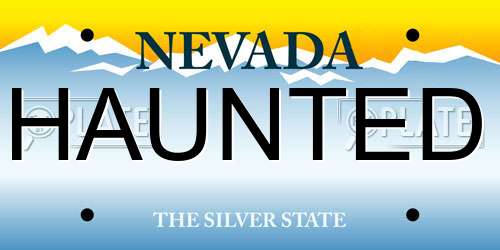 HAUNTED Nevada License Plate