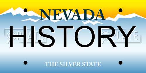 HISTORY Nevada License Plate