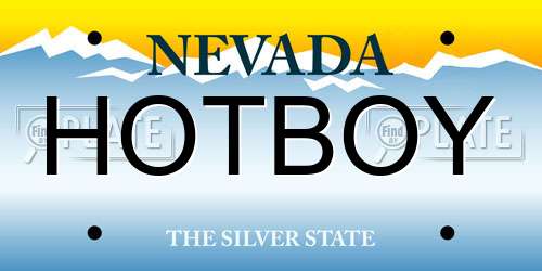 HOTBOY Nevada License Plate