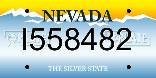 I558482 Nevada License Plate