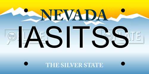 IASITSS Nevada License Plate