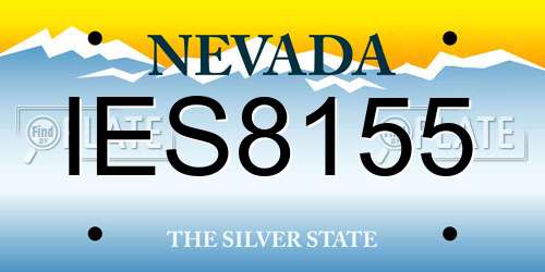 IES8155 Nevada License Plate