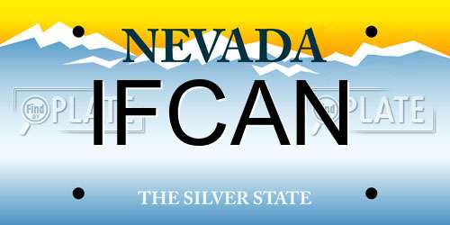 IFCAN Nevada License Plate