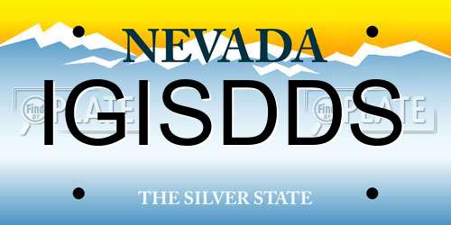 IGISDDS Nevada License Plate