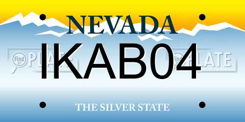 IKAB04 Nevada License Plate