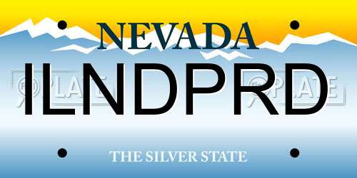 ILNDPRD Nevada License Plate