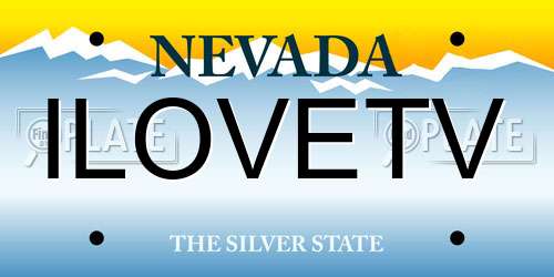 ILOVETV Nevada License Plate