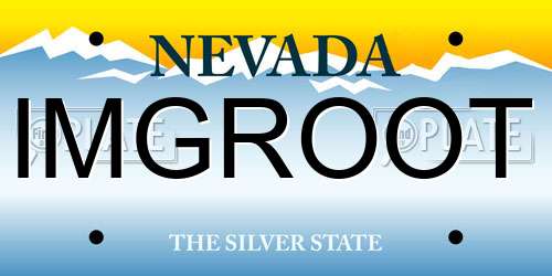 IMGROOT Nevada License Plate