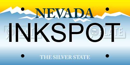 INKSPOT Nevada License Plate