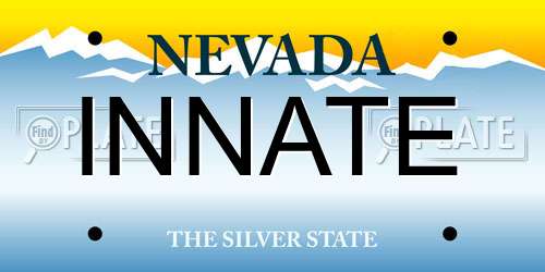 INNATE Nevada License Plate