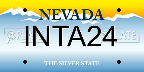 INTA24 Nevada License Plate