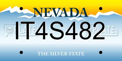 IT4S482 Nevada License Plate